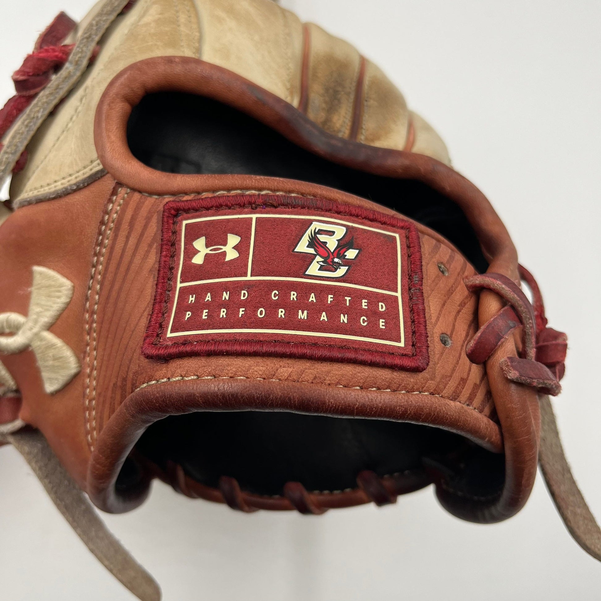 Under Armor Flawless Series 12.75” Boston College Team Issue Lefty Outfield Baseball Glove - photo 5