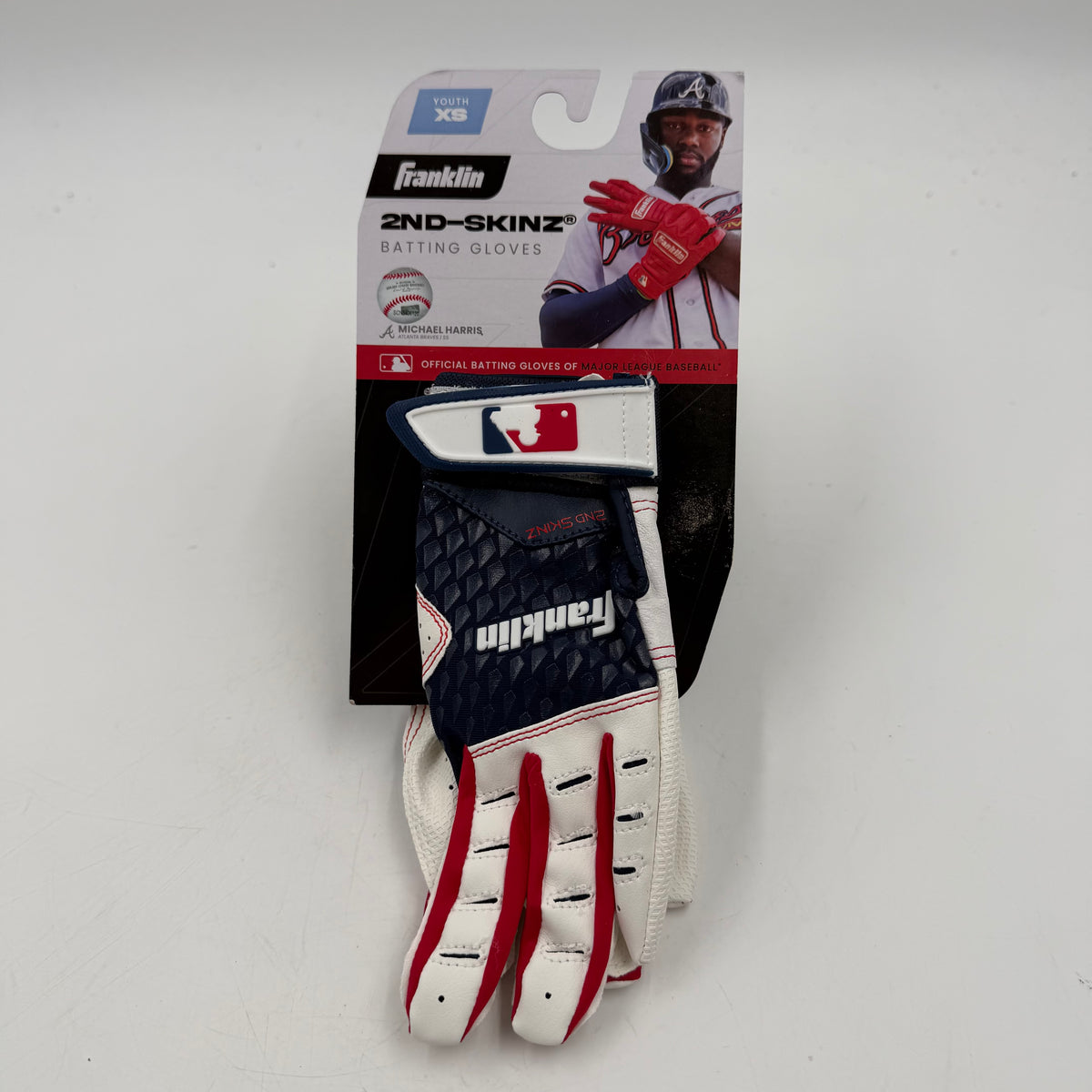 Franklin 2ND-SKINZ Youth XS Batting Gloves