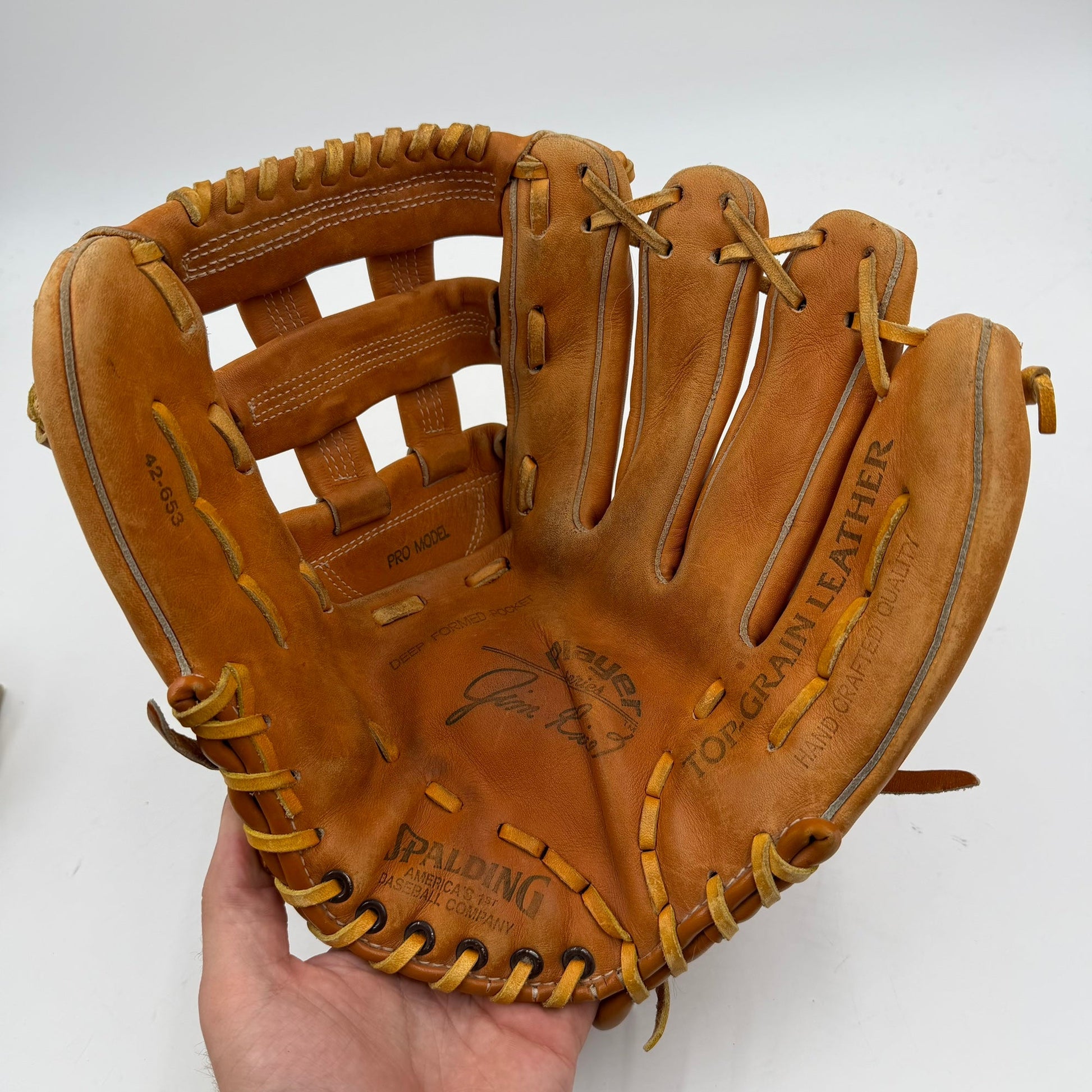 Spalding Player Series Jim Rice 12.5 Outfield Baseball Glove - photo 3