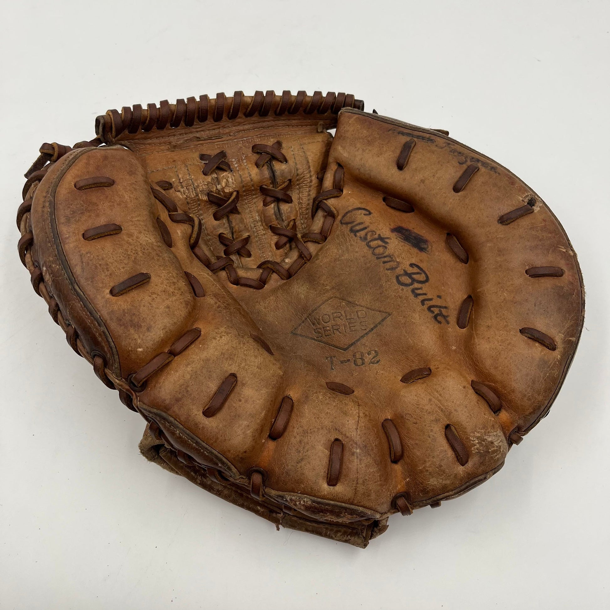 Vintage World Series T-82 Catchers Mitt Baseball Glove - photo 4