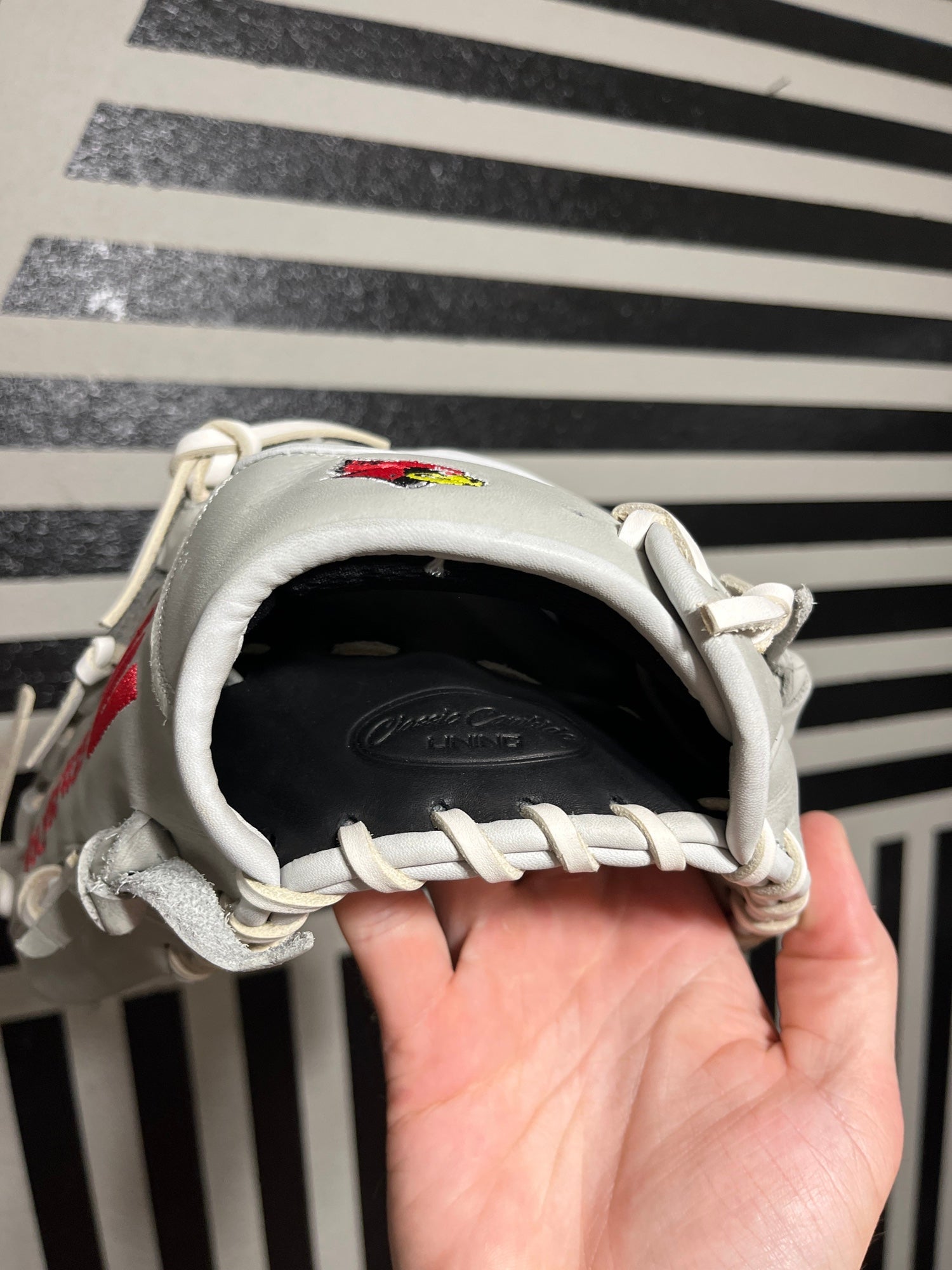 Easton professional collection 12” lefty Louisville cardinals college issue glove - photo 4