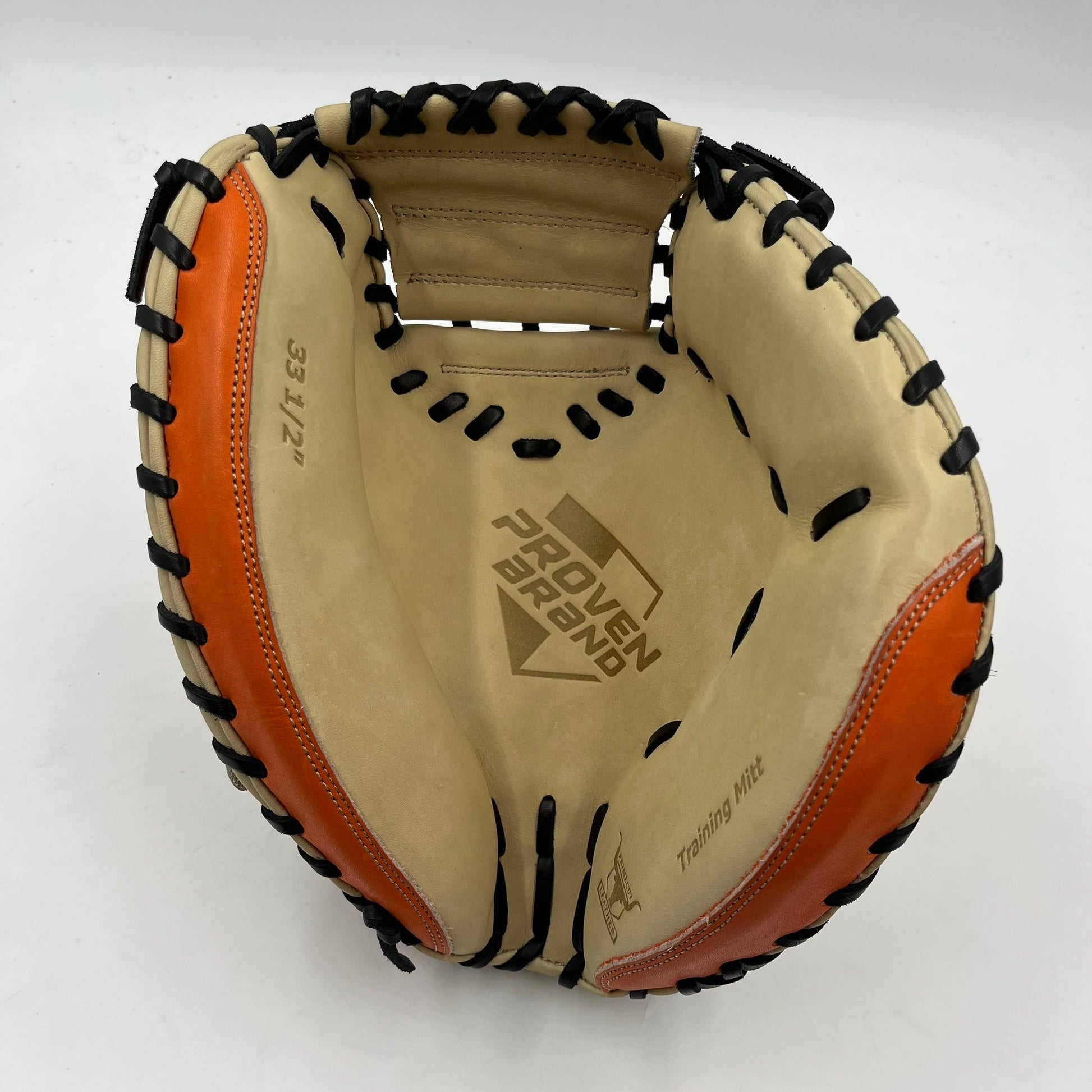 PBPro 33.5 Weighted Catchers Mitt Training Baseball Glove - photo 3