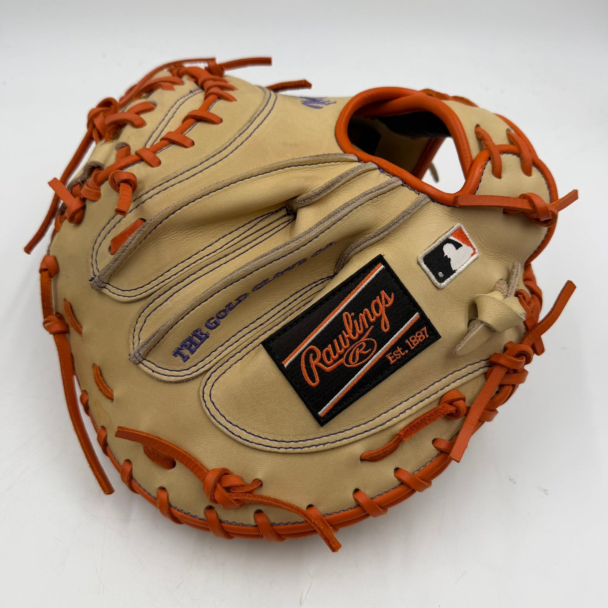 Rawlings Heart of the Hide 34” Clemson Tigers College Issue Catchers Mitt Baseball Glove - photo 2